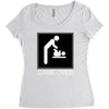game over baby Women's Triblend Scoop T-shirt