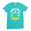 vegan pride! Ladies Fitted T-Shirt