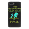 never underestimate an old man with a iPhone 7 Plus Case