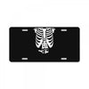 beer belly xray skeleton funny License Plate