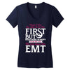 Maybe I Was Too Late To Be His First But Right Now I'm Happy To Be His Women's V-Neck T-Shirt