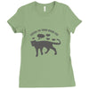 listen to your inner cat girls Ladies Fitted T-Shirt