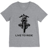 live to ride V-Neck Tee