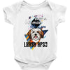 who loves lhasa apso Baby Bodysuit