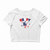 4th of July Crop Top