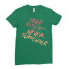never retreat never surrender Ladies Fitted T-Shirt