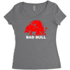 bad bull (2) Women's Triblend Scoop T-shirt