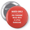March Girls Pin-back button