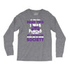 gamer pc controller game funny slogan Long Sleeve Shirts