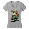 piranha party Women's V-Neck T-Shirt