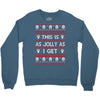 emo gothic ugly christmas sweater. Crewneck Sweatshirt