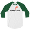 i2 keep it real 3/4 Sleeve Shirt