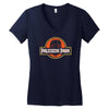 paleozoic park Women's V-Neck T-Shirt