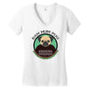 bah hum pug Women's V-Neck T-Shirt