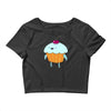 funny cartoon Crop Top