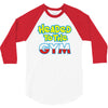 headed to the gym 3/4 Sleeve Shirt