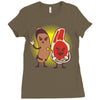 good cop bad chop Ladies Fitted T-Shirt
