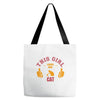 This Girl Loves Her Cat Tote Bags