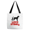 love stinks Tote Bags