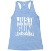 Just One More Gun I Promise Racerback Tank