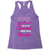 Yaya Was Created Because Need Real Heroes Racerback Tank