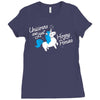 unicorns are just horny ponies Ladies Fitted T-Shirt