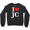 i love jesus christ Crewneck Sweatshirt