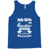 July Girls Are Sunshine Mixed With A Little Hurricane Tank Top