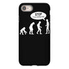 banksy funny human evolution indie iPhone 8 Case
