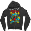 asking alexandria eyeball monster Zipper Hoodie