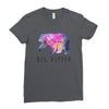 Big Dipper with Galaxy Ladies Fitted T-Shirt