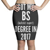 bs degree funny graduation Pencil Skirts