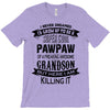 Super Cool Pawpaw Of A Freaking Awesome Grandson T-Shirt