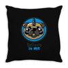 believe in pugcorns Throw Pillow