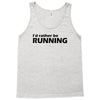 i'd rather be running funny cool run runner marathon sport athlete shi Tank Top