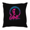 let's play the game eightees Throw Pillow