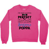 awesome poppa Crewneck Sweatshirt
