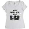 Why Don't You Just Ctrl Alt Del Yourself Women's Triblend Scoop T-shirt