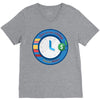 clock V-Neck Tee