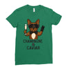 champagne and caviar Ladies Fitted T-Shirt
