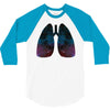 Lungs 3/4 Sleeve Shirt
