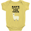 Save The Drama For Your Lama Baby Bodysuit