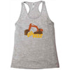 dig deep gold rush Racerback Tank