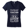 This 1 ST Grade Teacher Has An Amazing! Class Women's V-Neck T-Shirt