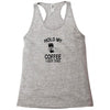 Hold my coffee Racerback Tank