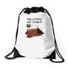 the pilgrimage Drawstring Bags