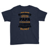 Super Cool Papa Of A Freaking Awesome Grandson Youth Tee
