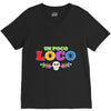 loco coco skul V-Neck Tee