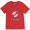 Pop Pop is my Name Fishing Is My Game V-Neck Tee