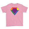 Rainbow LGBT Diamond Youth Tee
